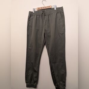 Men's Olive Jogger Pants